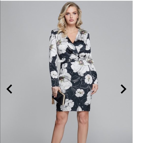 marciano floral dress